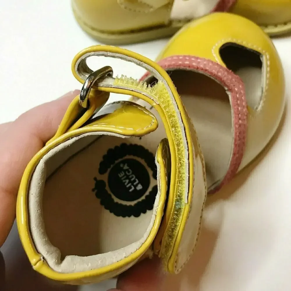 Livie & Luca Patent Yellow Shoes 4